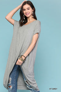 CROSSOVER TUNIC TOP