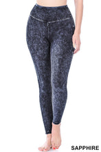 Load image into Gallery viewer, MINERAL WASHED VNECK LEGGING SET
