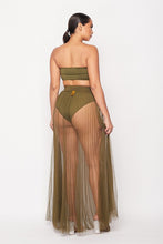 Load image into Gallery viewer, PLEATED TULLE MAXI SKIRT