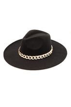 Load image into Gallery viewer, CHAIN LINK STRAP WESTERN HAT