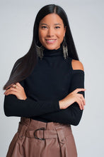 Load image into Gallery viewer, ONE OPEN SHOULDER SWEATER