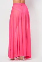 Load image into Gallery viewer, MESH COVER UP MAXI WRAP SKIRT