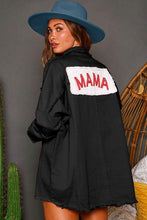 Load image into Gallery viewer, MAMA OVERSIZED SHIRT JACKET