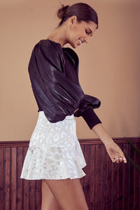 BALLOON SLEEVE TOP