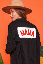 Load image into Gallery viewer, MAMA OVERSIZED SHIRT JACKET