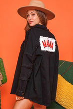 Load image into Gallery viewer, MAMA OVERSIZED SHIRT JACKET