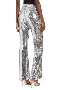 ENDLESS ROSE SEQUIN FLARE PANTS