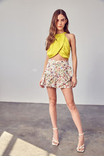 Load image into Gallery viewer, OVERLAP PLEATED BACK TIE TOP AND WIDE LEG PANT SET