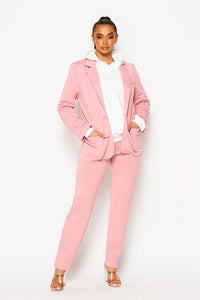 EASY BLAZER AND JOGGER SET