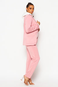 EASY BLAZER AND JOGGER SET