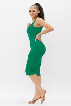 Load image into Gallery viewer, RIBBED TANK BODYCON MIDI TANK DRESS