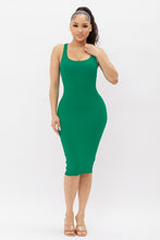 Load image into Gallery viewer, RIBBED TANK BODYCON MIDI TANK DRESS