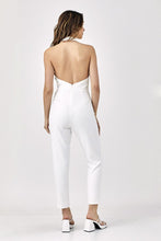 Load image into Gallery viewer, HALTER NECK FRONT TWIST JUMPSUIT