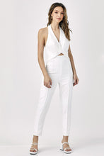 Load image into Gallery viewer, HALTER NECK FRONT TWIST JUMPSUIT