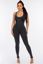 Load image into Gallery viewer, MINERAL WASHED JUMPSUIT