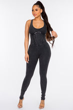 Load image into Gallery viewer, MINERAL WASHED JUMPSUIT