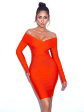 Load image into Gallery viewer, SIERRA OFF THE SHOULDER BANDAGE DRESS
