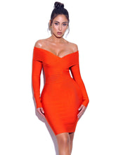 Load image into Gallery viewer, SIERRA OFF THE SHOULDER BANDAGE DRESS