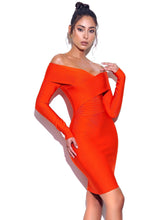 Load image into Gallery viewer, SIERRA OFF THE SHOULDER BANDAGE DRESS