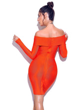 Load image into Gallery viewer, SIERRA OFF THE SHOULDER BANDAGE DRESS