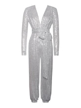 Load image into Gallery viewer, TASHA SEQUIN JUMPSUIT