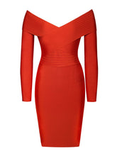 Load image into Gallery viewer, SIERRA OFF THE SHOULDER BANDAGE DRESS