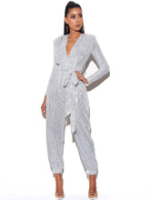 Load image into Gallery viewer, TASHA SEQUIN JUMPSUIT