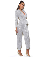 Load image into Gallery viewer, TASHA SEQUIN JUMPSUIT