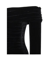 Load image into Gallery viewer, ASHTON OFF SHOULDER VELVET DRESS