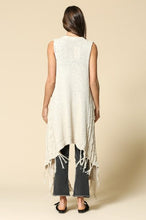 Load image into Gallery viewer, CABLE KNIT VEST CARDIGAN