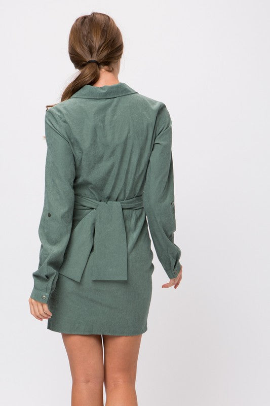 Never tied down shirt dress online
