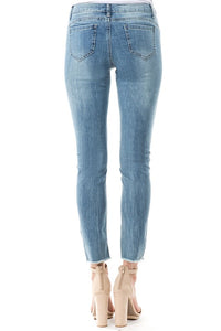 CLASSY SKINNY ANKLE JEANS