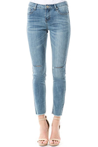 CLASSY SKINNY ANKLE JEANS