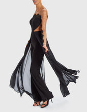 Load image into Gallery viewer, ANTONIA ILLUSION LACE JUMPSUIT BLACK