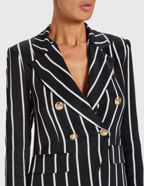 CARA STRIPED BLAZER