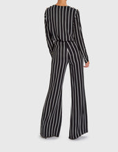 Load image into Gallery viewer, CORINE STRIPED FLARED TROUSERS