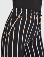 Load image into Gallery viewer, CORINE STRIPED FLARED TROUSERS