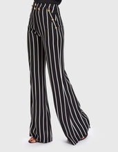 Load image into Gallery viewer, CORINE STRIPED FLARED TROUSERS