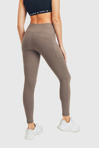 HIGH-RISE EMORY RIBBED LEGGINGS