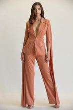 Load image into Gallery viewer, LONG DRAPE SLEEVE PANT SUIT