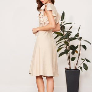 LUCY PARIS CELESTE BELTED DRESS