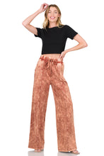 Load image into Gallery viewer, COOL AND COMFY WIDE LEG ACID WASH SET