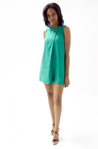 FRNCH SLEEVELESS SHIFT ROMPER