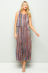 MULTI STRIPE JUMPSUIT