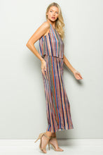 Load image into Gallery viewer, MULTI STRIPE JUMPSUIT