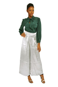 ENDLESS ROSE GISELLE METALLIC PANTS