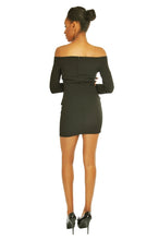 Load image into Gallery viewer, ENDLESS ROSE COLD SHOULDER DRESS