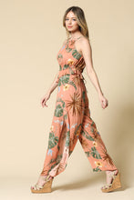 Load image into Gallery viewer, FLORAL TIE TOP AND SLIT PANT SET