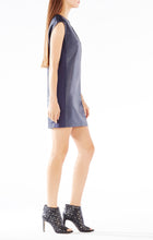 Load image into Gallery viewer, BCBG KARLEE FAUX LEATHER SHIFT DRESS