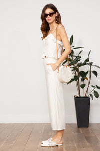 LUCY PARIS KAIA TEXTURED PANTS